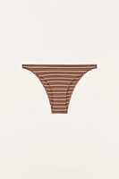 CULOTTE DE BIKINI À RAYURES LIMITED EDITION