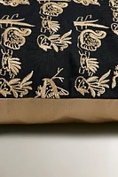 EMBROIDERED THROW PILLOW COVER