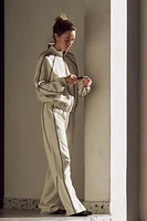 CONTRAST PIPING BOMBER JACKET