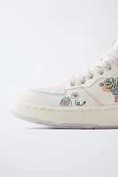 GRAFFITI HIGH TOP SNEAKERS