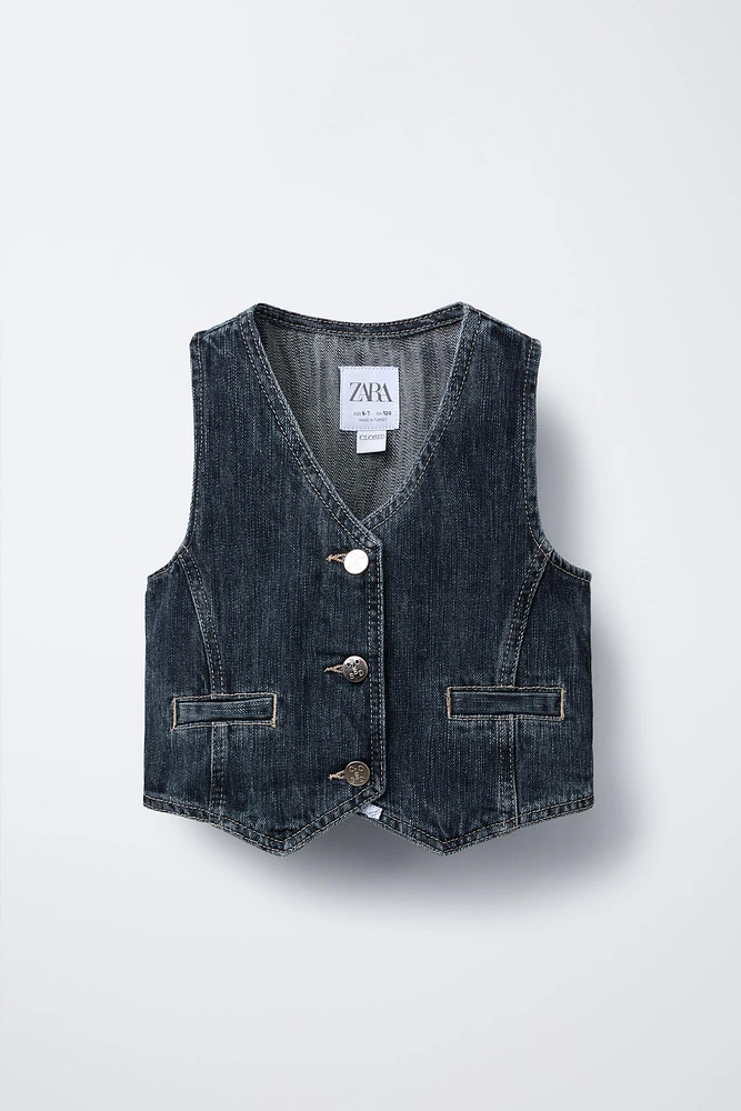 CLOSED © DENIM VEST