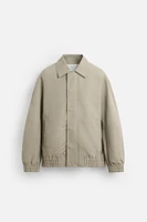COTTON AND LINEN BLEND JACKET