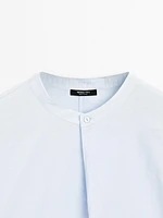 Blouse manches longues détail col