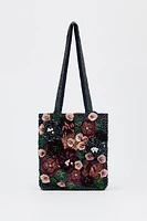 BEADED MINI SHOPPER