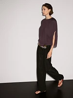 Short double-layer cape