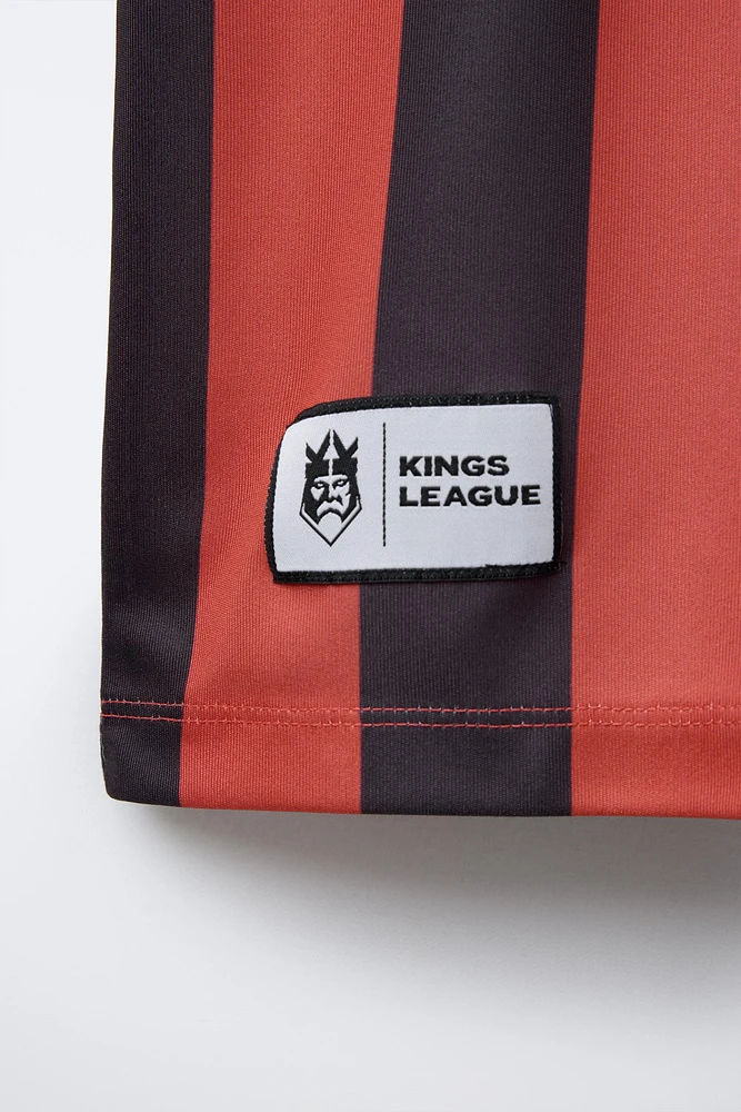KINGS LEAGUE © STRIPED POLO SHIRT
