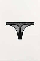 MESH THONG