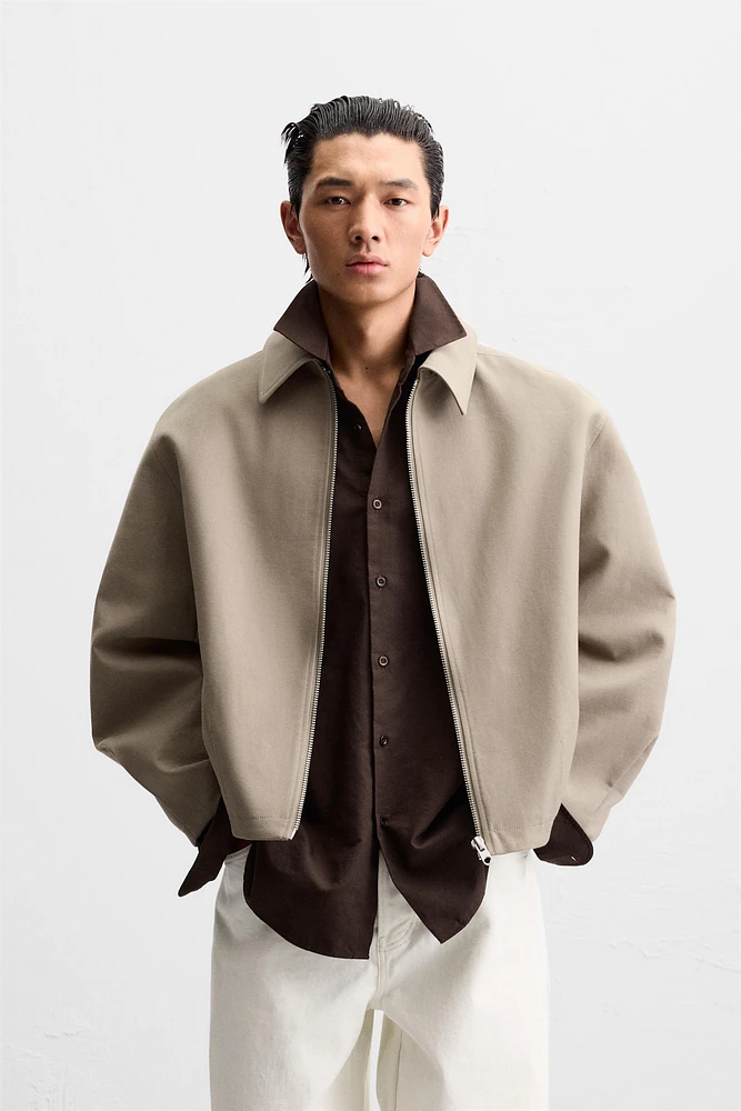 RELAXED FIT CONTRAST JACKET