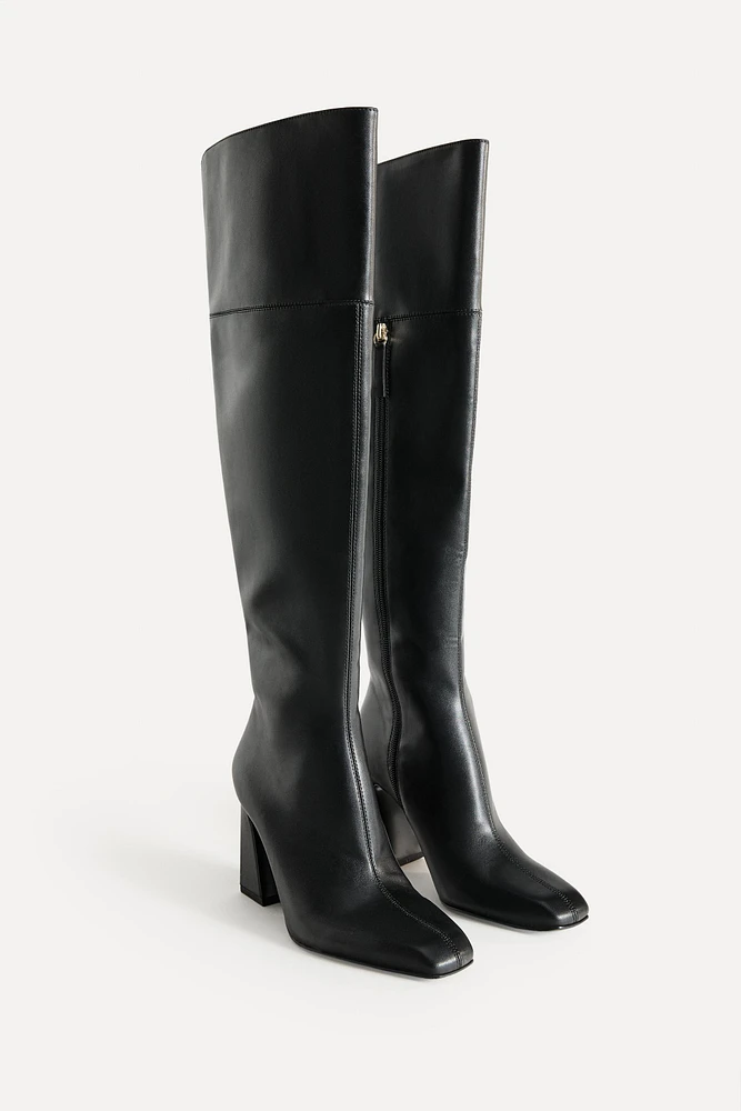 LEATHER HEELED XL BOOTS 50TH ANNIVERSARY