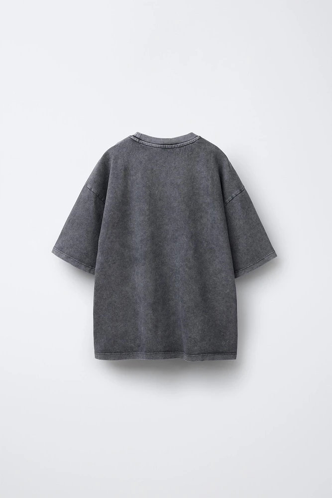 CINNAMOROLL © SANRIO PRINT WASHED EFFECT T-SHIRT