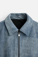 WASHED LEATHER JACKET