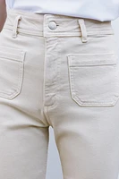 ZW COLLECTION HIGH WAIST WIDE LEG JEANS