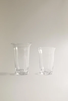 FLARED GLASS VASE