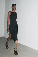 ZW COLLECTION SATIN MIDI DRESS