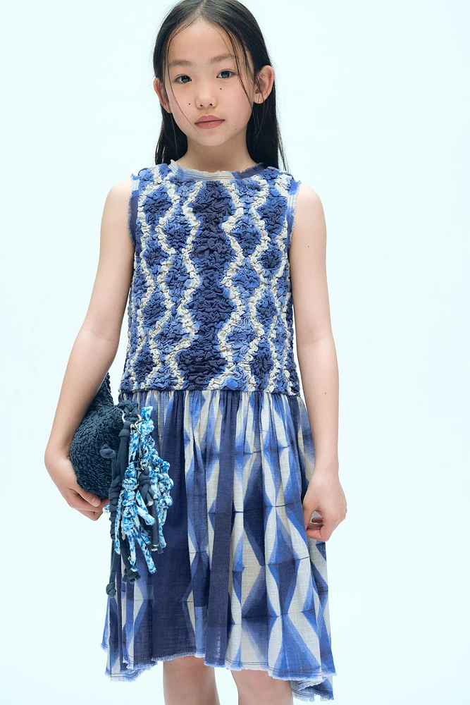 PRINTED ELASTIC DRESS X FANGLU LIN