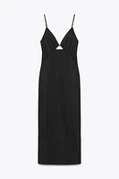 CUT OUT MIDI DRESS
