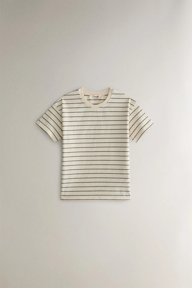 CHILDREN’S STRIPED COTTON T-SHIRT
