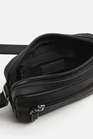 RUBBERIZED CROSSBODY BAG