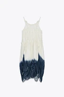 KNOTTED TIE-DYE DRESS X FANGLU LIN
