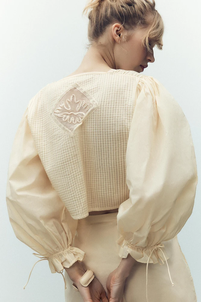 LIMITED EDITION PLEATED LACE SHIRT