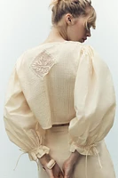 LIMITED EDITION PLEATED LACE SHIRT