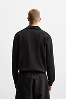 RELAXED FIT KNIT POLO SHIRT