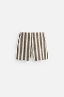 STRIPED MID-LENGTH SWIMSUIT