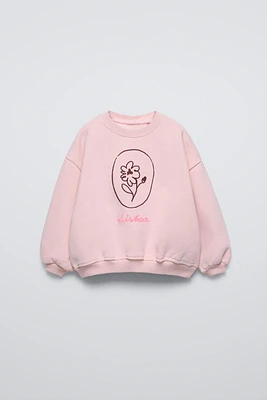 EMBROIDERED SWEATSHIRT