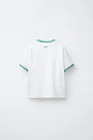 T-SHIRT LISERÉS CONTRASTE