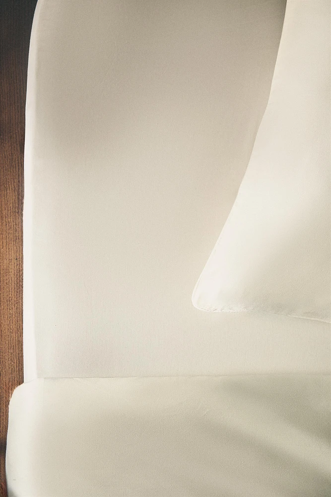 DRAP-HOUSSE SATIN | 40 CM DE HAUT (500 FILS)