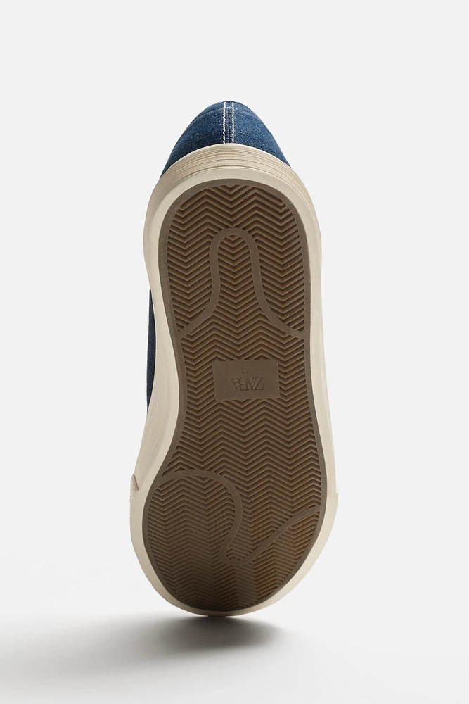 CHAUSSURES DENIM SANS LACETS