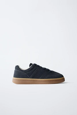 DRESSY LEATHER SNEAKERS
