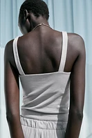 WASHED PLEAT TOP