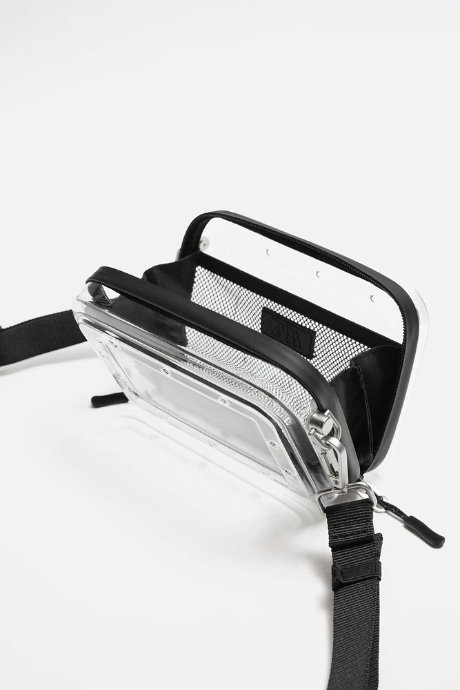 TRANSPARENT RIGID CROSSBODY BAG