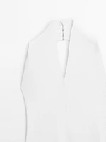 Body en maille à encolure américaine V - STUDIO
