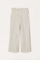 LIMITED EDITION STRIPED LINEN PANTS
