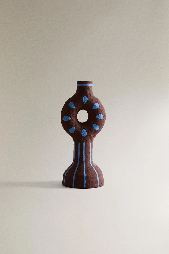 PAPIER-MÂCHÉ CANDLESTICK