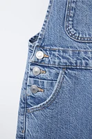 LONG DENIM OVERALLS