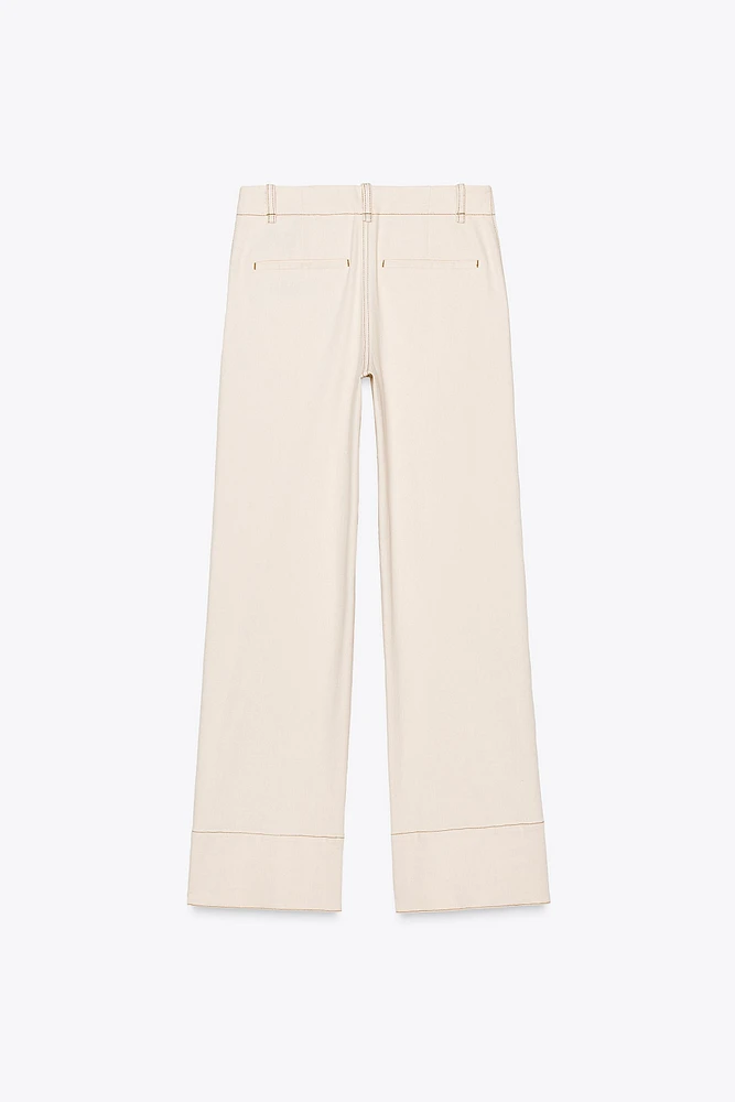 PANTALON BOOTCUT SURPIQÛRES