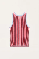 LIMITED EDITION STRIPED JACQUARD KNIT TANK