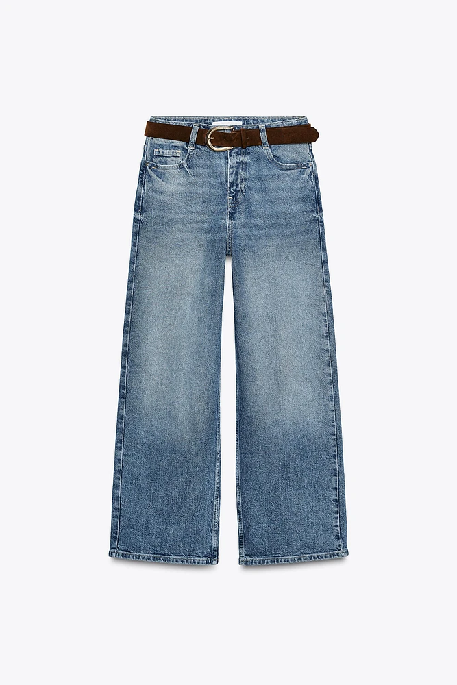 Z1975 BELTED HIGH-WAISTED CULOTTES
