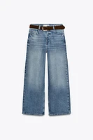 Z1975 BELTED HIGH-WAISTED CULOTTES