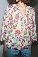 ZW COLLECTION PRINTED SHIRT