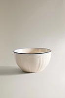 BOWL WITH RIM
