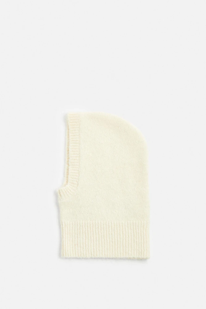 ALPACA BLEND KNIT BALACLAVA