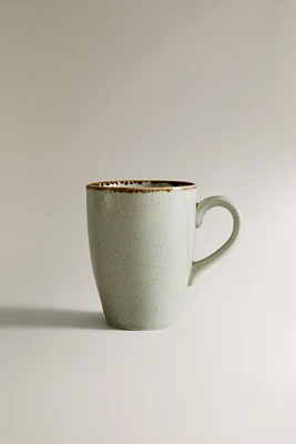 TASSE PORCELAINE BORD VIEILLI