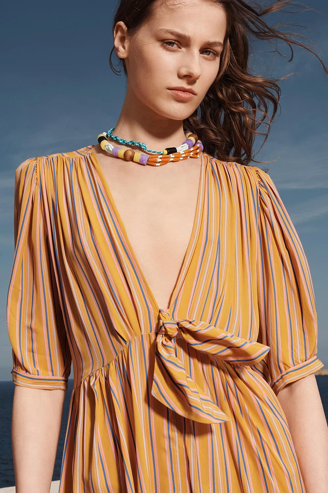 ROBE MIDI RAYURES LIMITED EDITION