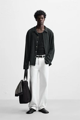 CHEMISE RELAXED FIT STRUCTURÉE