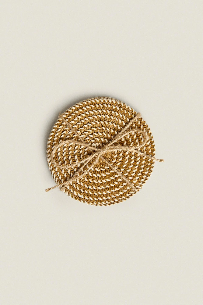 SET OF PAPER COASTERS (SET OF 4)