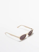 Petites lunettes de soleil rectangulaires